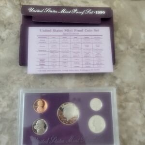 United States Mint Proof Coin Set - Purple